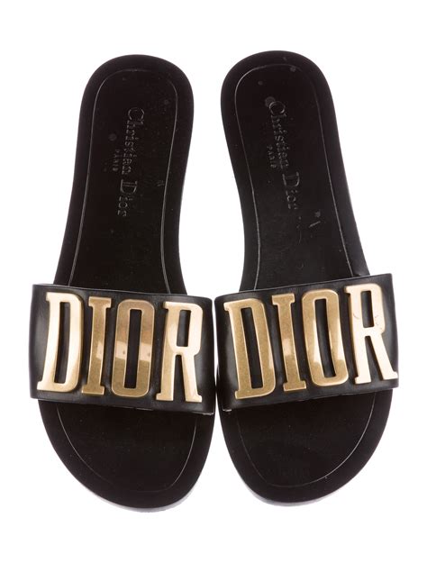 dior sandal slide|dior flat sandals women.